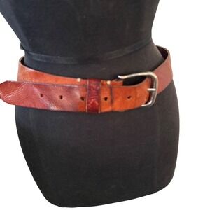 Western Womens/Mens  Cowboysbelt preloved M Leather well made older